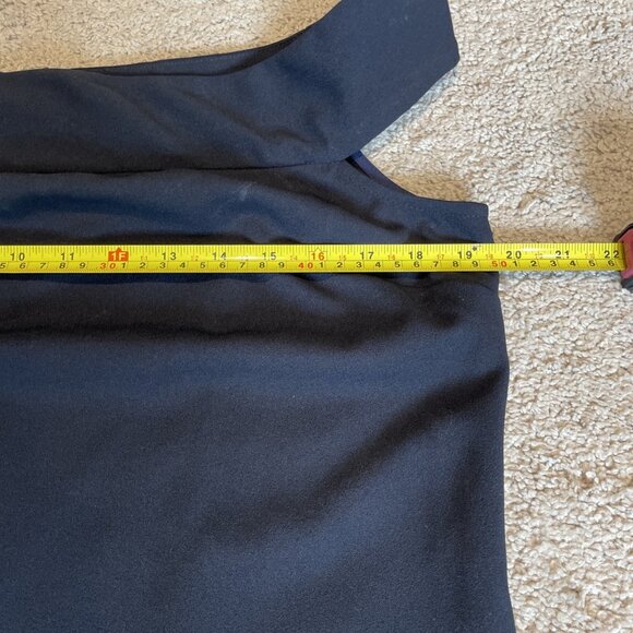 Donna Morgan Off the Shoulder Little Black Dress Dress Size 14 Evening Elegance - Picture 3 of 9
